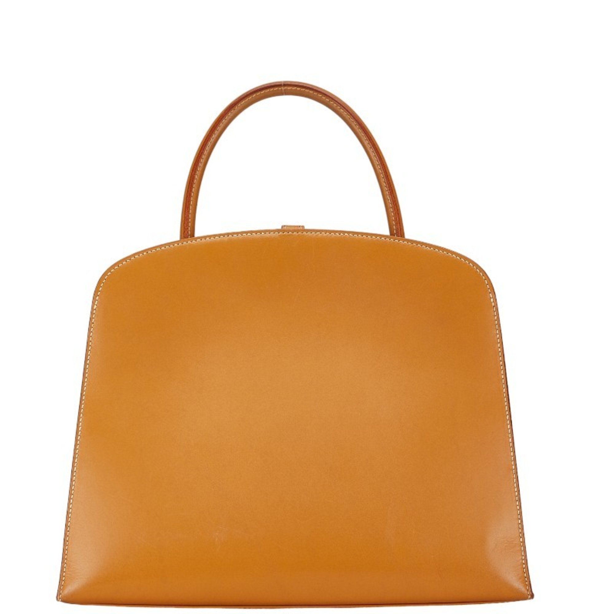 Hermes Darvi MM Handbag Camel Box Calf Women's HERMES