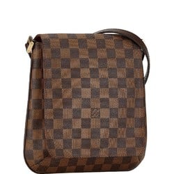 Louis Vuitton Damier Musette Salsa Long Shoulder Bag N51300 Brown PVC Leather Women's LOUIS VUITTON