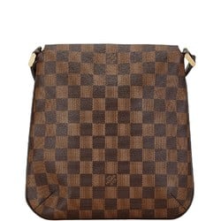 Louis Vuitton Damier Musette Salsa Long Shoulder Bag N51300 Brown PVC Leather Women's LOUIS VUITTON