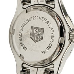 TAG Heuer Link 11P Diamond Watch WJF131F Quartz Blue Shell Dial Stainless Steel Ladies HEUER