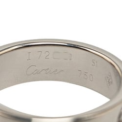 Cartier K18WG White Gold Love Ring #51 Women's CARTIER Size 11