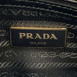 Prada handbag Promenade Patent BL0838 PRADA 2way shoulder bag black