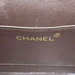 Chanel handbag vanity matelasse coco mark plastic chain suede CHANEL bag