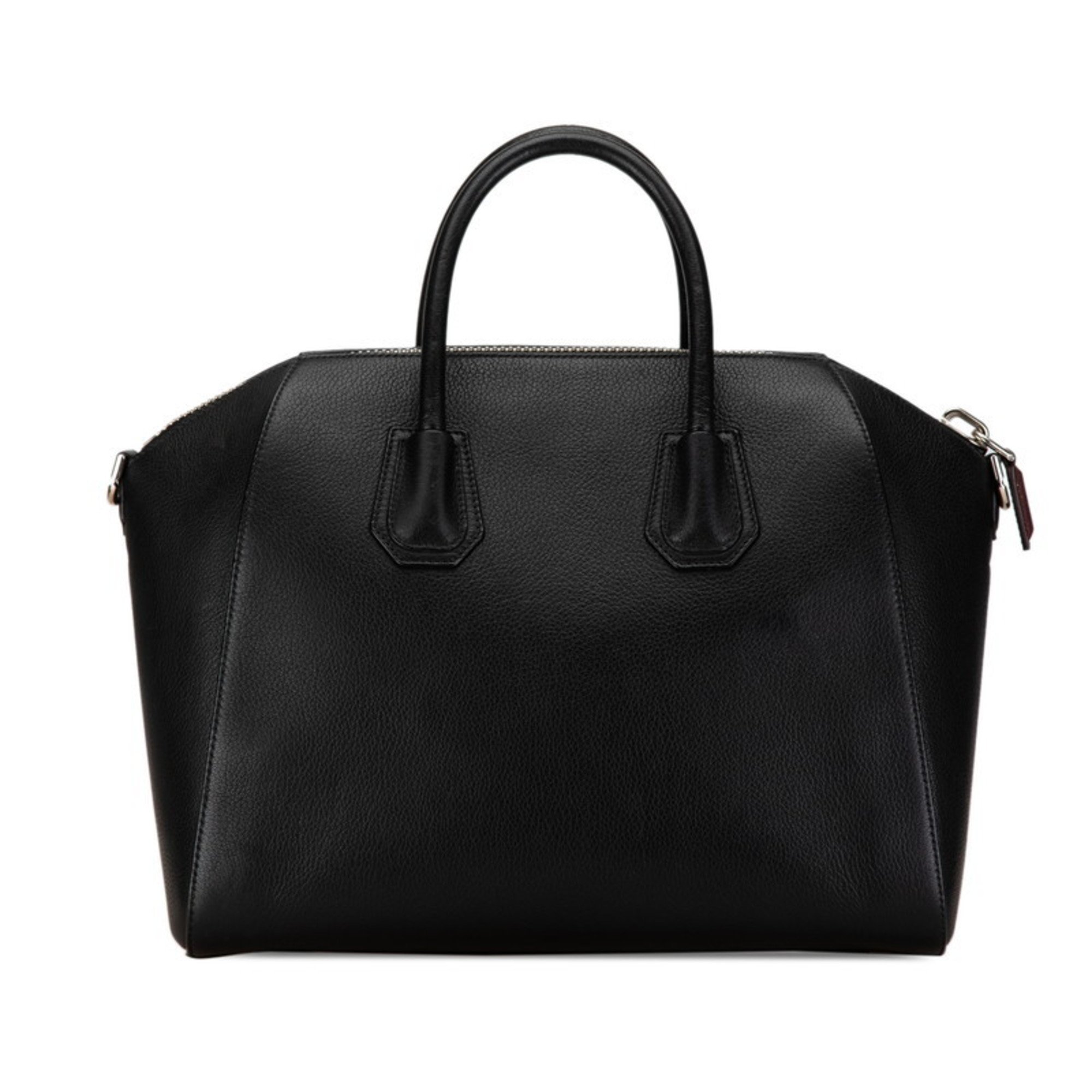 Givenchy Antigona Medium Handbag Shoulder Bag Black Leather Women's