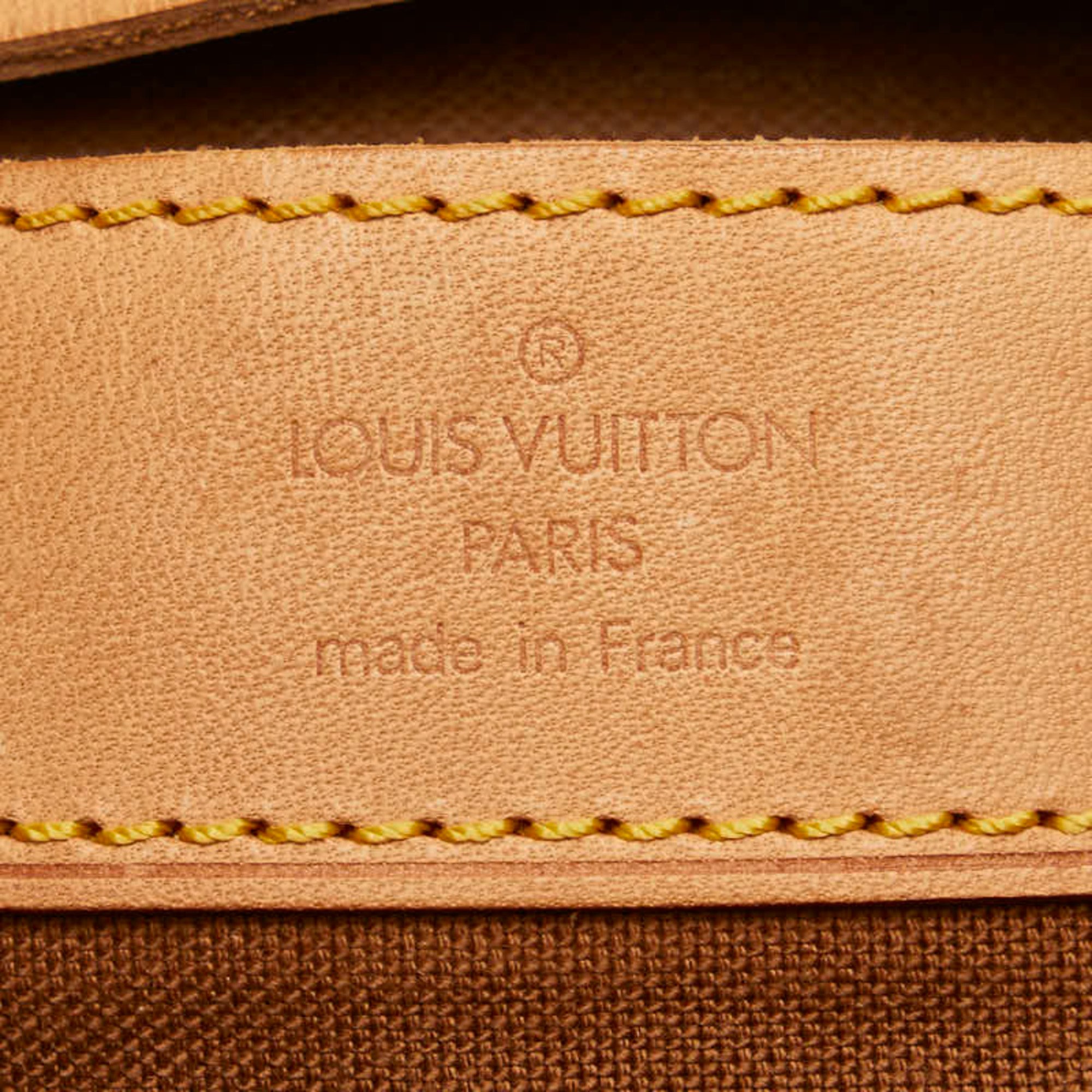 Louis Vuitton Monogram Flanery 45 Boston Bag Shoulder M51115 Brown PVC Leather Women's LOUIS VUITTON