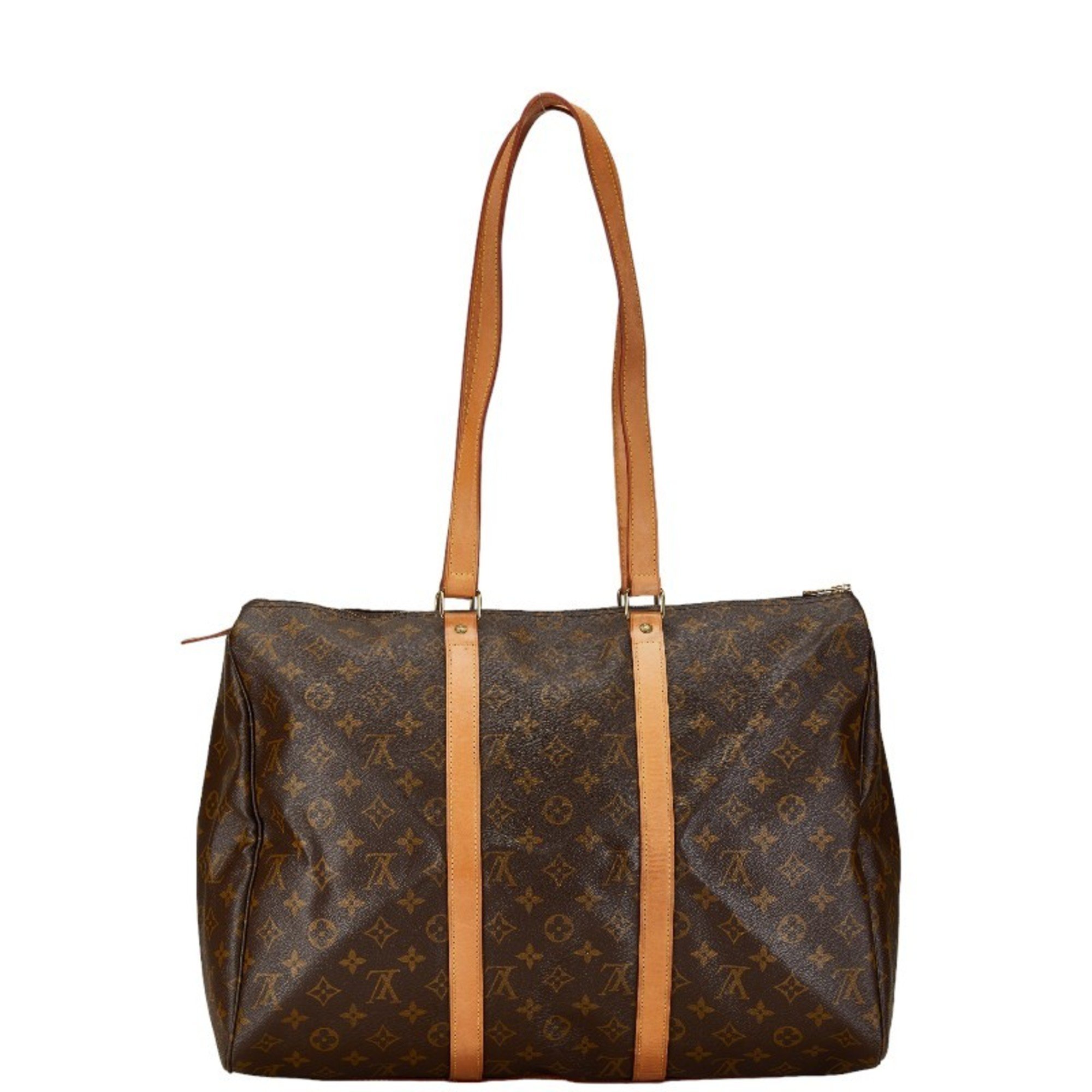 Louis Vuitton Monogram Flanery 45 Boston Bag Shoulder M51115 Brown PVC Leather Women's LOUIS VUITTON