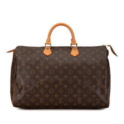 Louis Vuitton Monogram Speedy 40 Handbag Boston Bag Travel M41522 Brown PVC Leather Women's LOUIS VUITTON