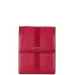 Burberry iPad Case Tablet Pink Leather Women's BURBERRY