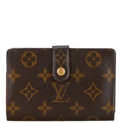 Louis Vuitton Monogram Viennese Bi-fold Wallet M61663 Brown PVC Leather Women's LOUIS VUITTON