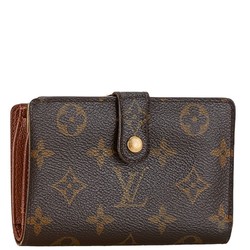 Louis Vuitton Monogram Viennese Bi-fold Wallet M61663 Brown PVC Leather Women's LOUIS VUITTON