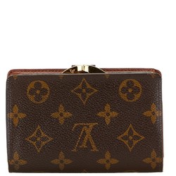 Louis Vuitton Monogram Viennese Bi-fold Wallet M61663 Brown PVC Leather Women's LOUIS VUITTON