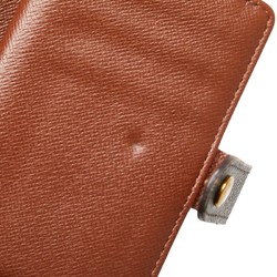 Louis Vuitton Monogram Viennese Bi-fold Wallet M61663 Brown PVC Leather Women's LOUIS VUITTON