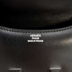 Hermes shoulder bag Micro Constance Black Box calf □M stamp