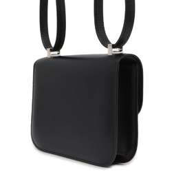 Hermes shoulder bag Micro Constance Black Box calf □M stamp