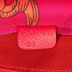 Hermes Azap Long Silk In Round Wallet Rose Extreme Pink Epsom Leather Women's HERMES