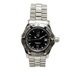 TAG Heuer Professional 200 Watch WN1110 Quartz Black Dial Stainless Steel Ladies HEUER