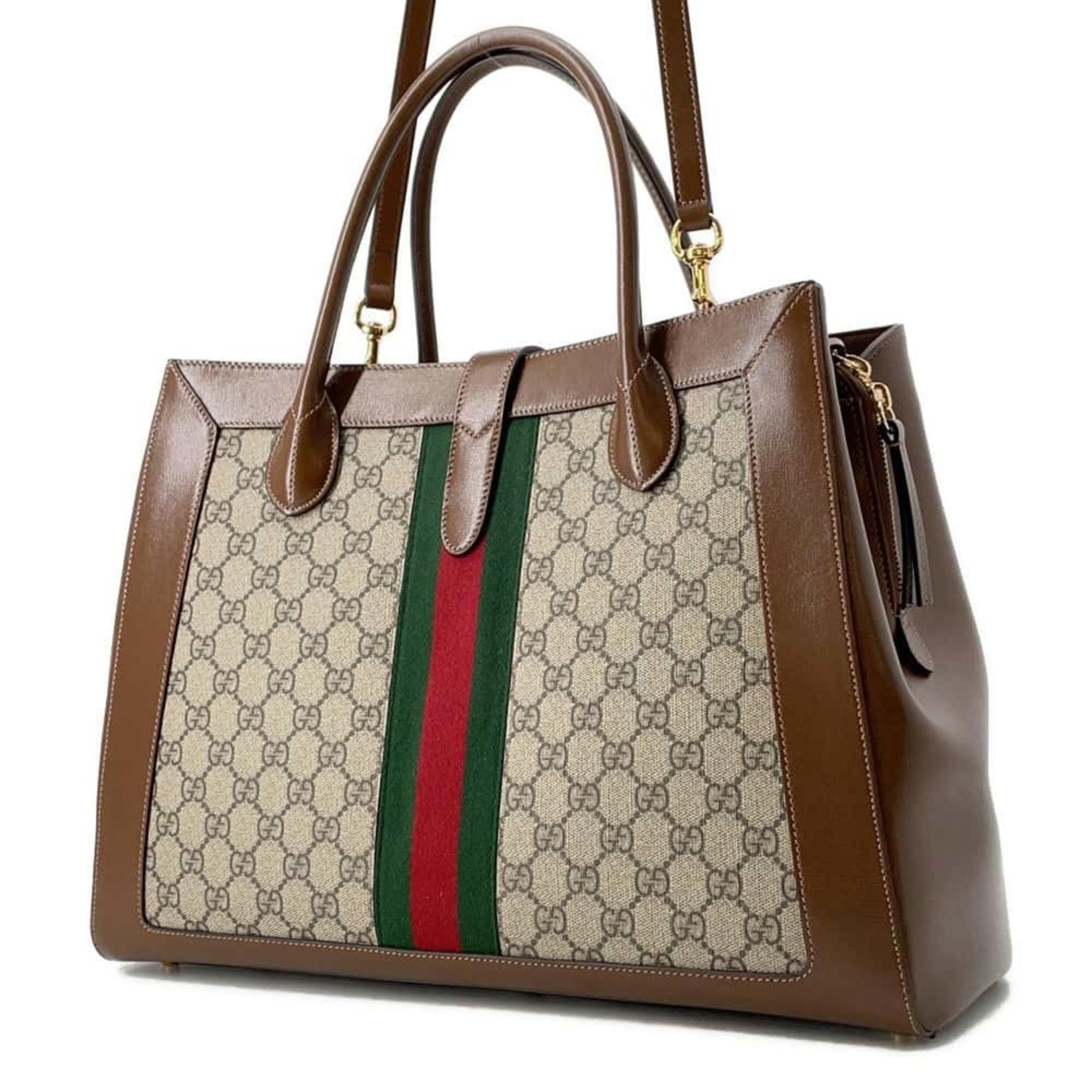 Gucci Tote Bag Jackie 1961 GG Supreme Large 649015 GUCCI 2way Shoulder