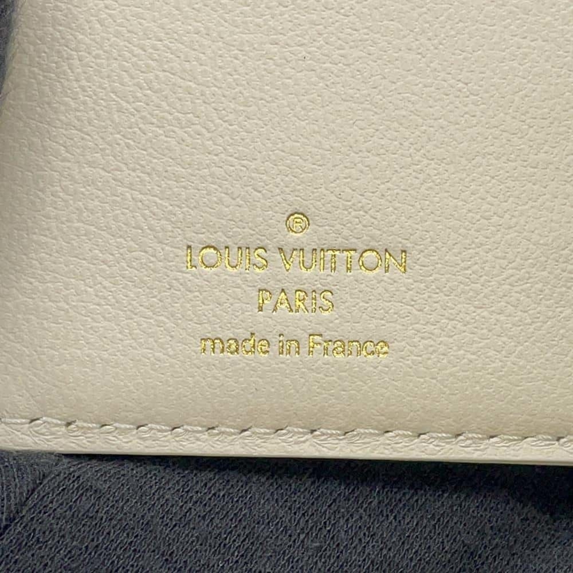 Louis Vuitton Bi-fold Wallet Monogram Lamb Leather Portefeuille Lou M82291