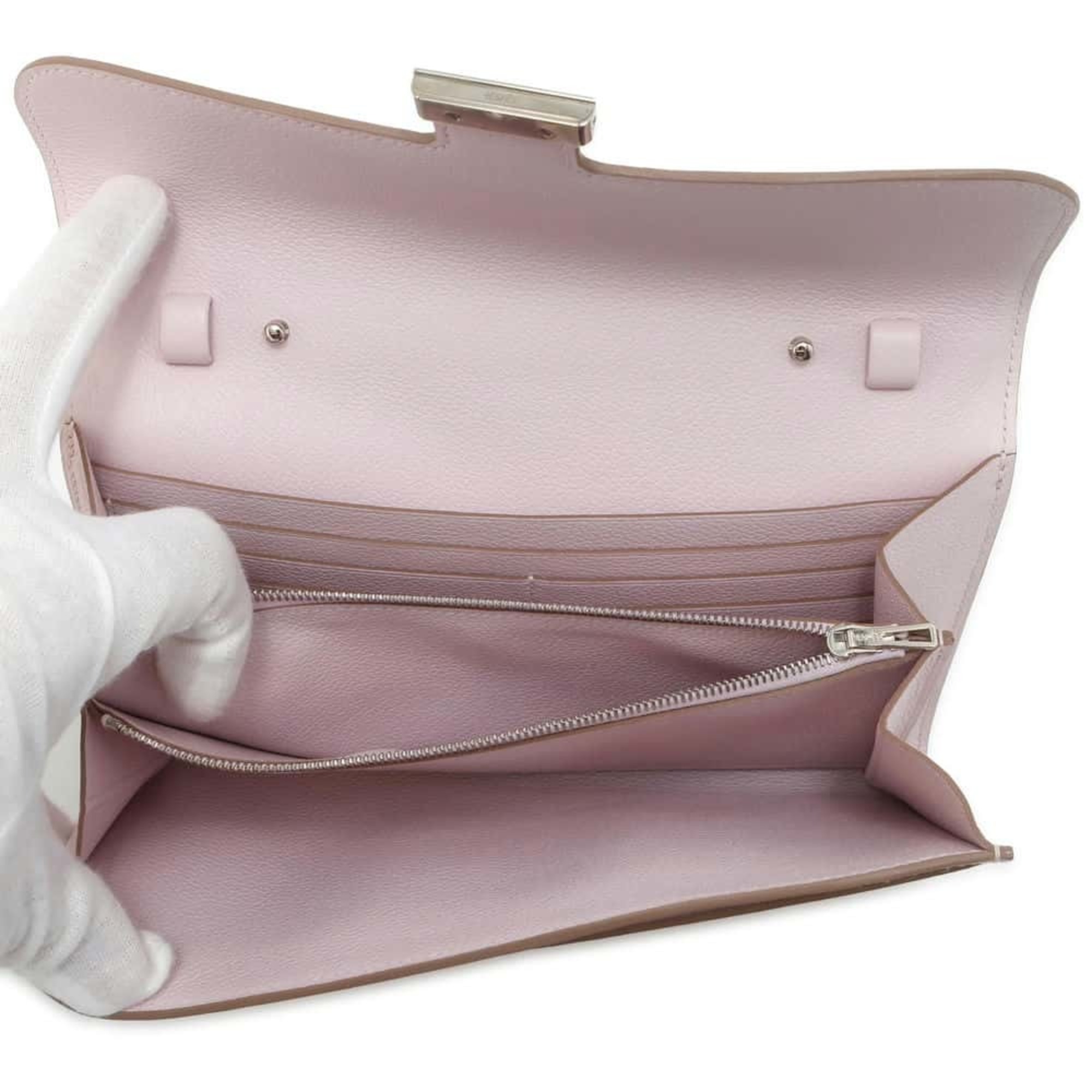 Hermes Long Wallet Constance To Go Mauve Pale Evercolor B Stamp