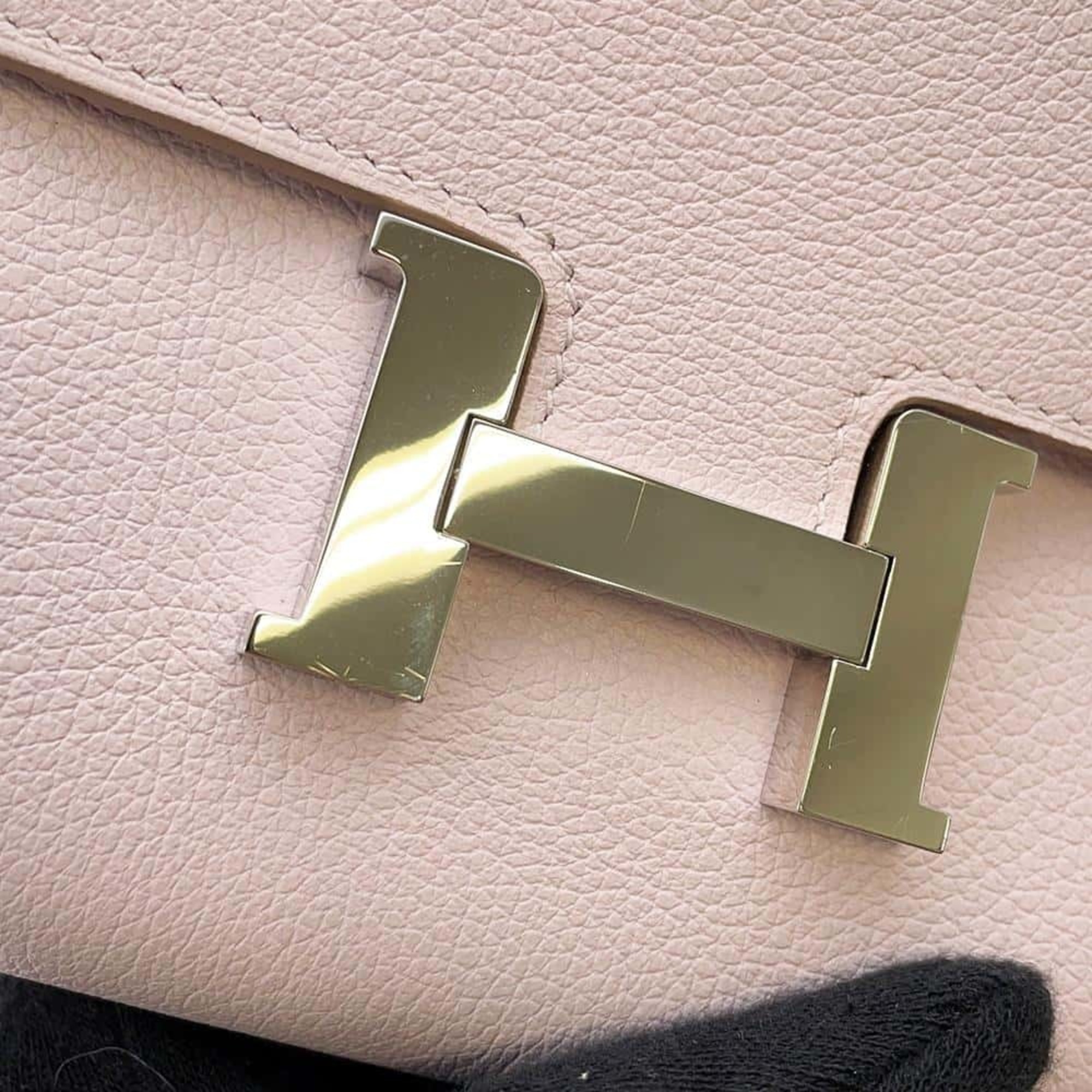 Hermes Long Wallet Constance To Go Mauve Pale Evercolor B Stamp