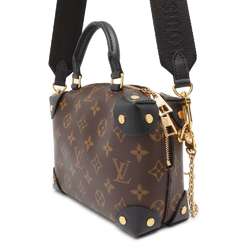 Louis Vuitton Handbag Monogram Petite Malle Souple M45571 LOUIS VUITTON 2way Shoulder Bag Black