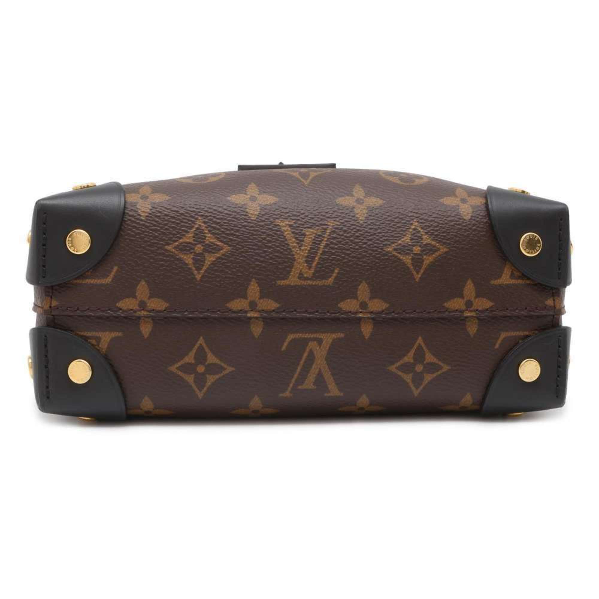 Louis Vuitton Handbag Monogram Petite Malle Souple M45571 LOUIS VUITTON 2way Shoulder Bag Black