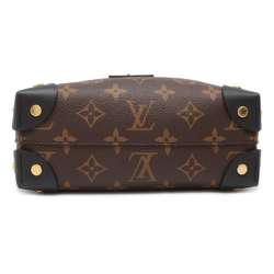 Louis Vuitton Handbag Monogram Petite Malle Souple M45571 LOUIS VUITTON 2way Shoulder Bag Black