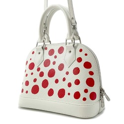 Louis Vuitton Handbag Epi Infinity Dot Alma BB LVxYK M21712 2way Shoulder White Yayoi Kusama