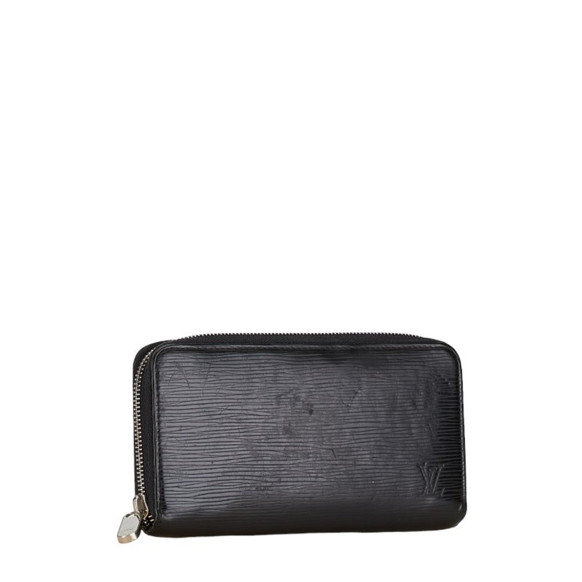 Louis Vuitton Epi Zippy Wallet Round Long M61857 Noir Black Leather Women's LOUIS VUITTON