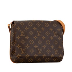 Louis Vuitton Monogram Musette Tango Short Shoulder Bag M51257 Brown PVC Leather Women's LOUIS VUITTON