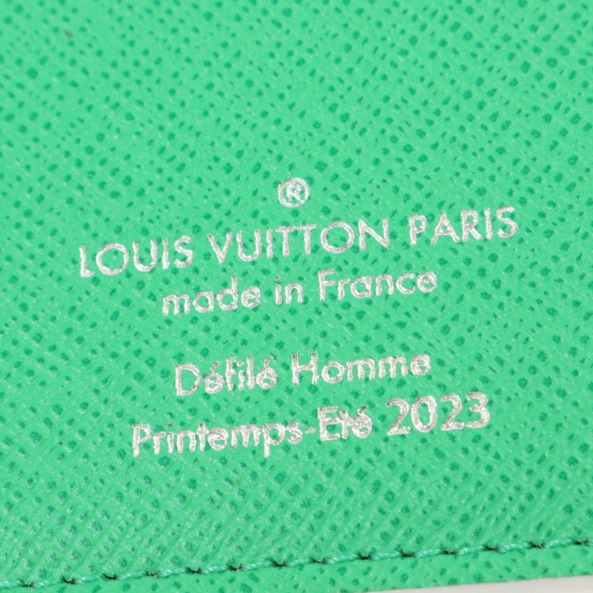 Louis Vuitton 2023SS Monogram Comic Portefeuille Brazza NM M82011 Leather Long Wallet Men's EEM 0731-E12