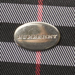 Burberry Nova Check Shoulder Bag Red Black PVC Women's BURBERRY