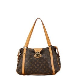 Louis Vuitton Monogram Stresa PM Handbag Shoulder Bag M51186 Brown PVC Leather Women's LOUIS VUITTON