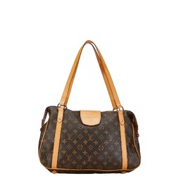 Louis Vuitton Monogram Stresa PM Handbag Shoulder Bag M51186 Brown PVC Leather Women's LOUIS VUITTON