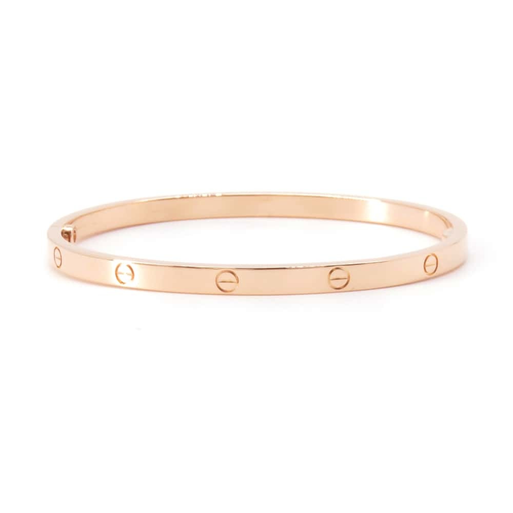 Cartier Bracelet Love SM K18PG Pink Gold Size 16 B6047316