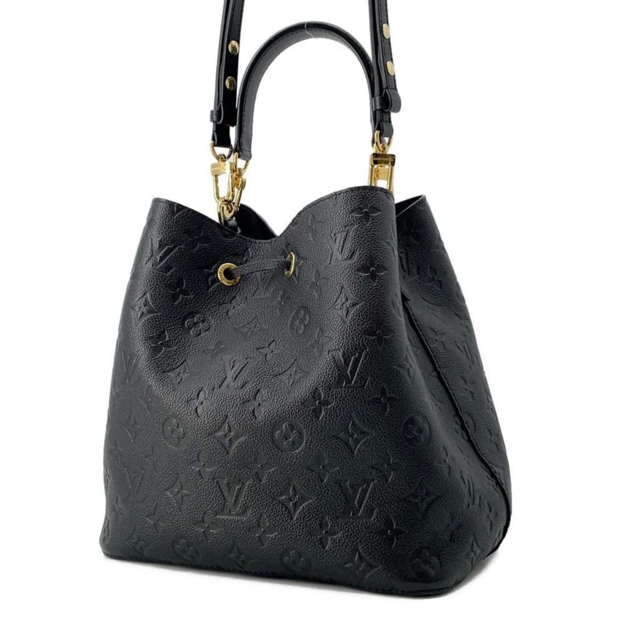 Louis Vuitton Handbag Monogram Empreinte NeoNoe M45256 LOUIS VUITTON 2way Shoulder Bag Black