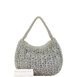 ANTEPRIMA BRILLANTE Sequin Wire Tote Bag Silver Vinyl Sequins Women's