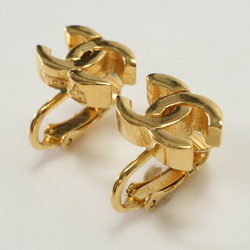 Chanel 233 Coco Mark Earrings Gold Women's EEM 0726-E1