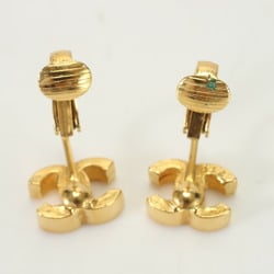 Chanel 233 Coco Mark Earrings Gold Women's EEM 0726-E1