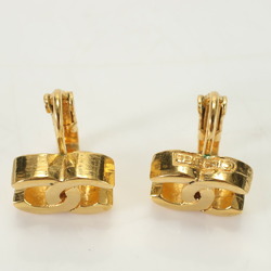 Chanel 233 Coco Mark Earrings Gold Women's EEM 0726-E1