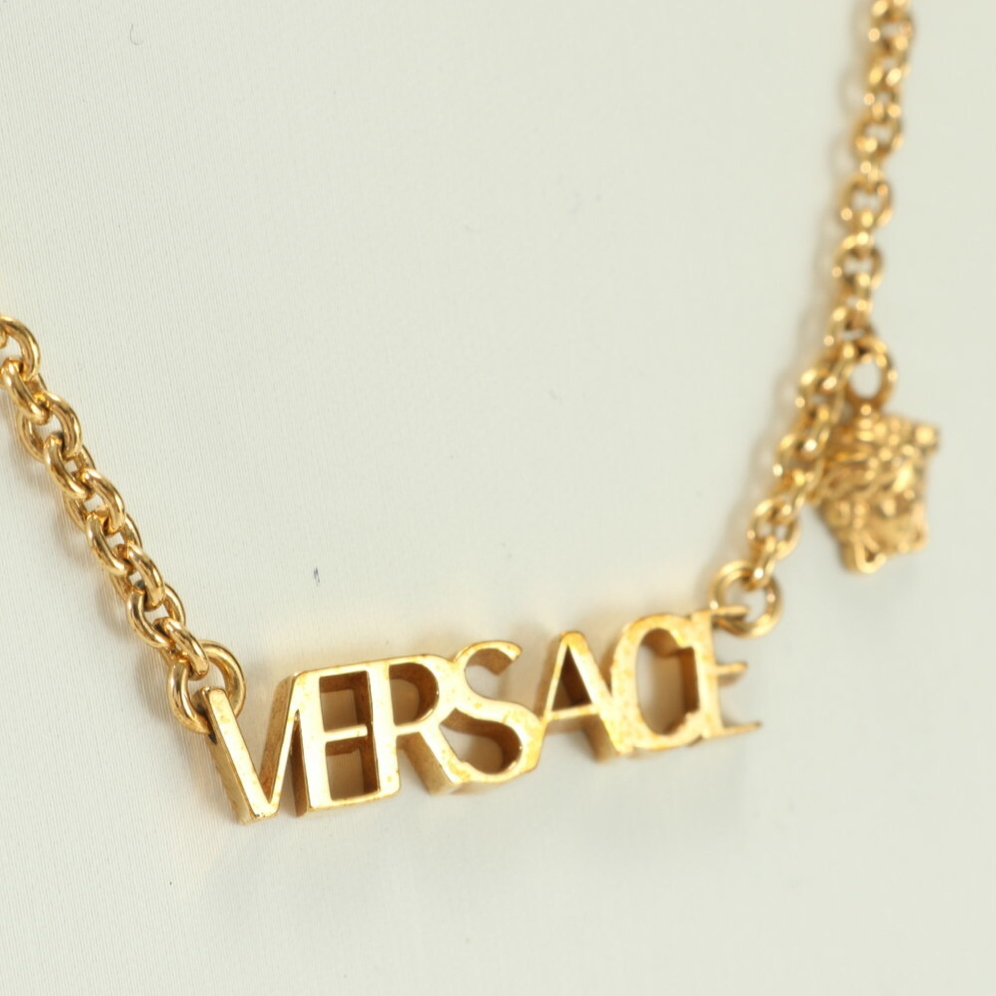 Versace Medusa Pendant Necklace Gold Men Women EEM 0731-E15