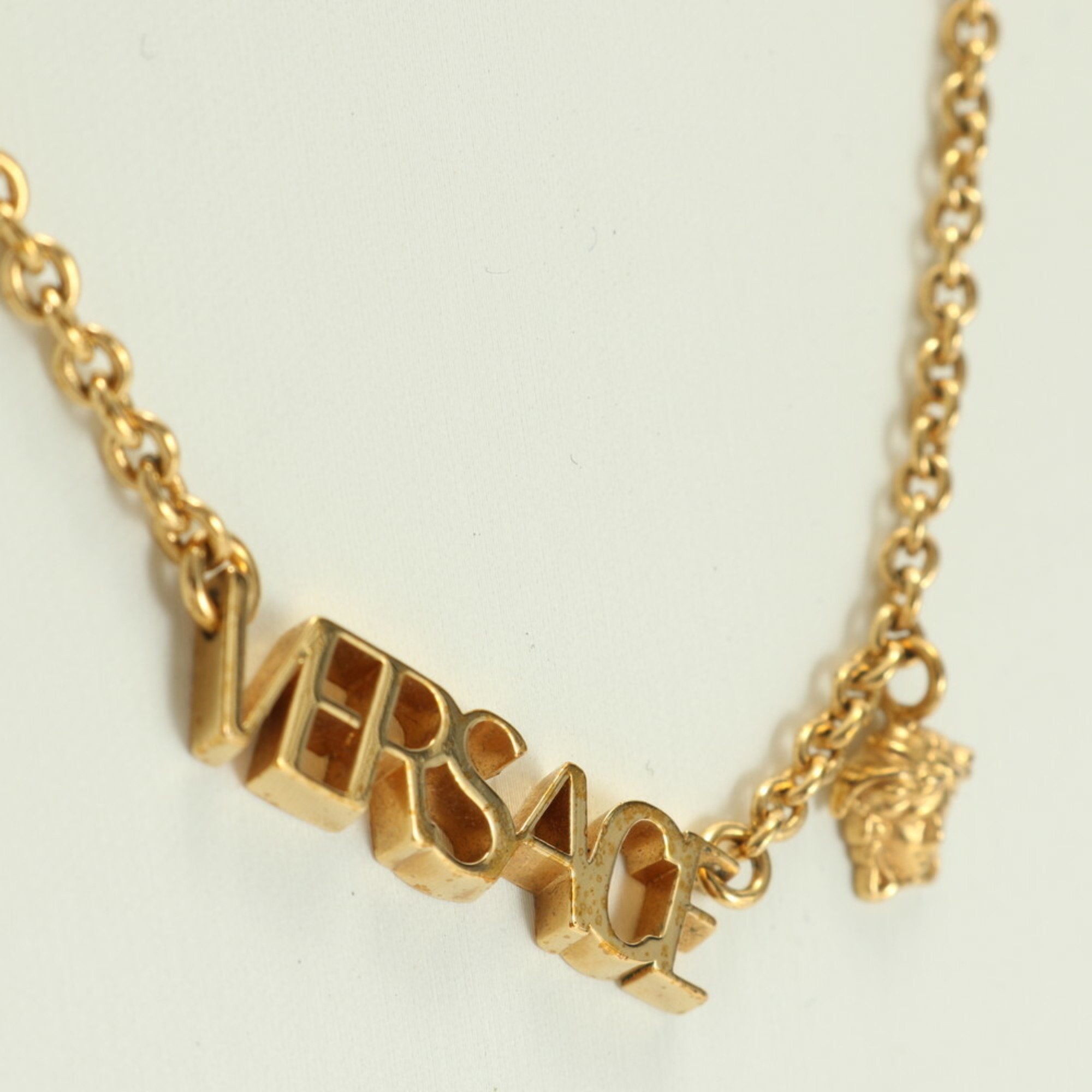 Versace Medusa Pendant Necklace Gold Men Women EEM 0731-E15