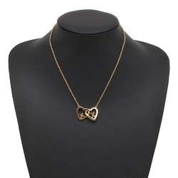 Louis Vuitton Necklace My LV Love Rhinestone Heart M01733