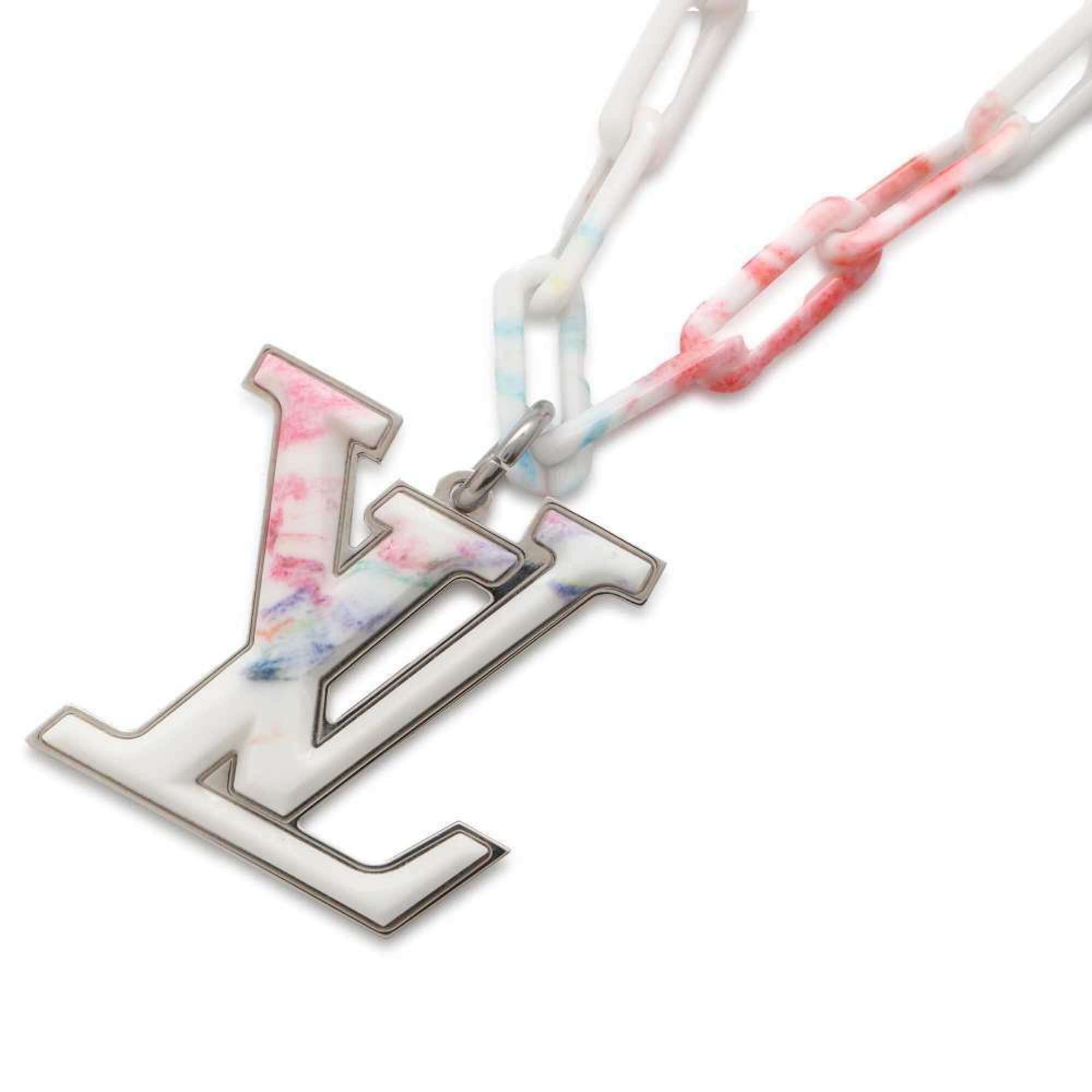 Louis Vuitton Necklace Collier LV Pastel MP2850 LOUIS VUITTON White