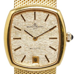 Baume & Mercier BAUMATIC Baumatic Watch Gold Dial K18YG Yellow Men's