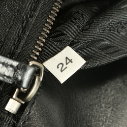 Prada Leather Tote Handbag Black Women's ERM AM11-10