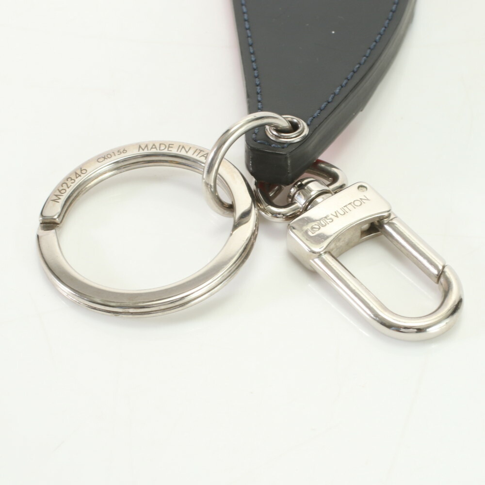 Louis Vuitton Porte Cle Voirie M62346 Bag Charm Key Holder Ring Men's Women's ERM 0731-R19