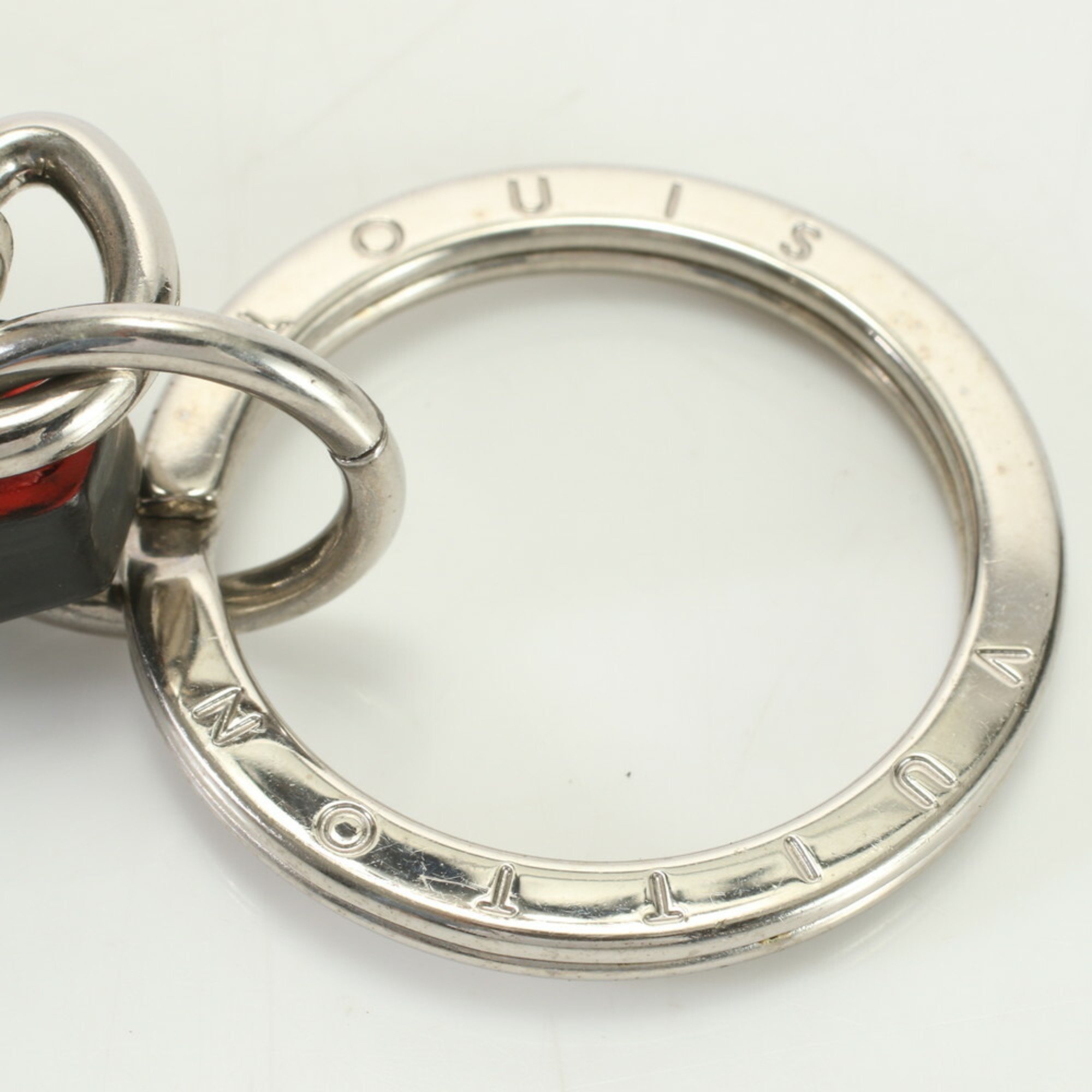 Louis Vuitton Porte Cle Voirie M62346 Bag Charm Key Holder Ring Men's Women's ERM 0731-R19