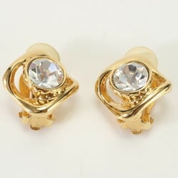 Yves Saint Laurent YSL Bejeweled Earrings Gold Women's EEM 0726-E4