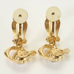 Yves Saint Laurent YSL Bejeweled Earrings Gold Women's EEM 0726-E4